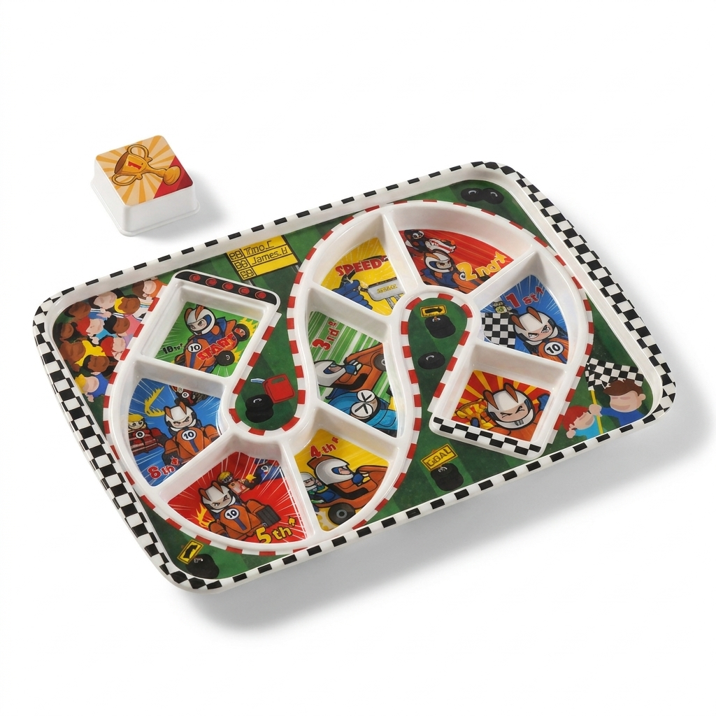 Game Plate That Gets Picky Eaters Eating