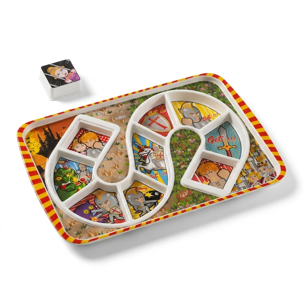 Game Plate That Gets Picky Eaters Eating